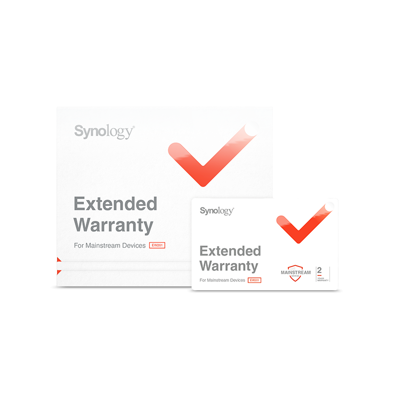 Synology prodloužení záruky na 5 let EW201