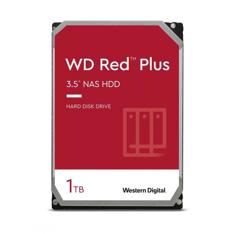 WD RED PLUS NAS WD60EFZX 6TB SATAIII / 600 128MB cache 185 MB / s CMR