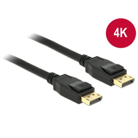Delock Displayport 1.2 kabel samec na Displayport samec 4K 3m