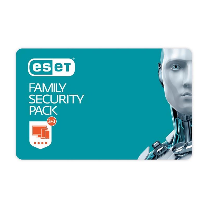 ESET Family Security Pack - 3 lic., na 1 rok - elektronicky